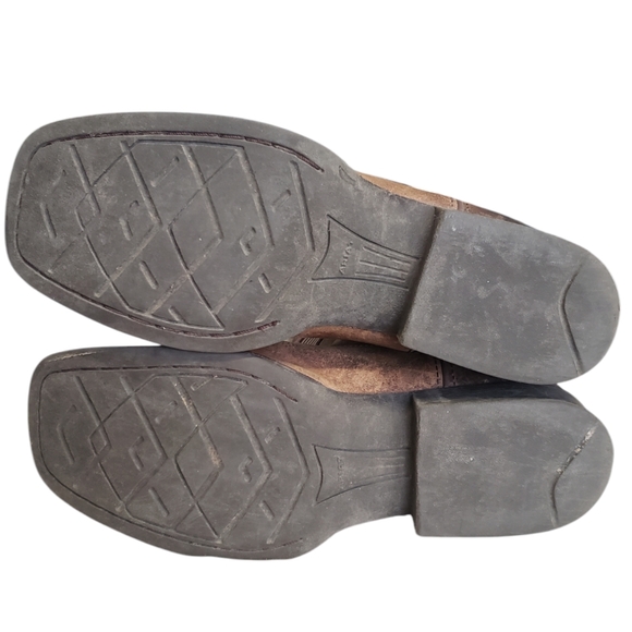 Ariat Men's Distressed Camo Sport Patriot Western Boots Broad Square Toe Size 6. - Picture 8 of 15